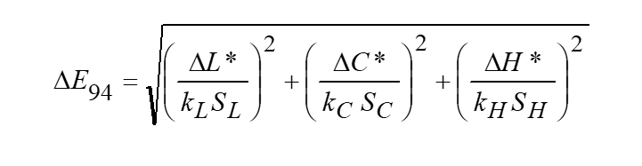 Kleurverschilformules uitgelegd: CIE76, CMC, CIE94 en CIEDE2000