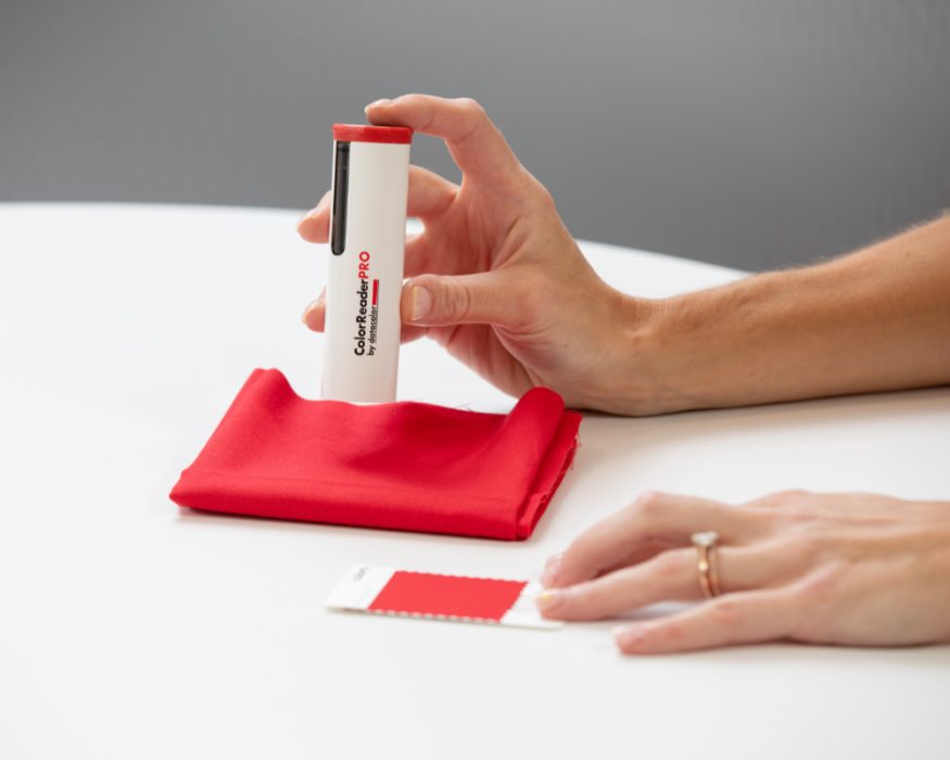 ColorReader Spectro in gebruik